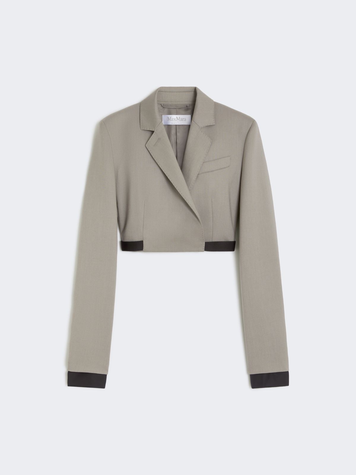 Slim-fit jacket in wool, mohair and silk - MEDIUM GREY - Max Mara - 6