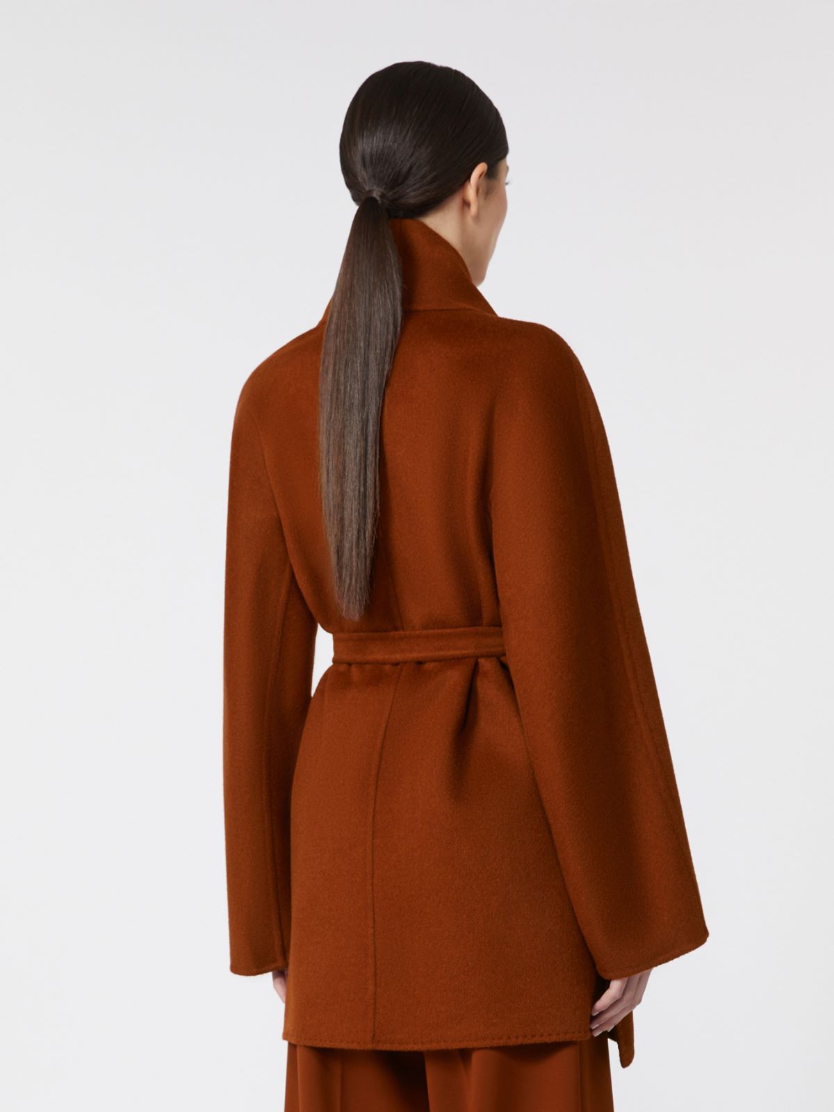 Camel robe-style jacket - TERRA COTTA - Max Mara - 6