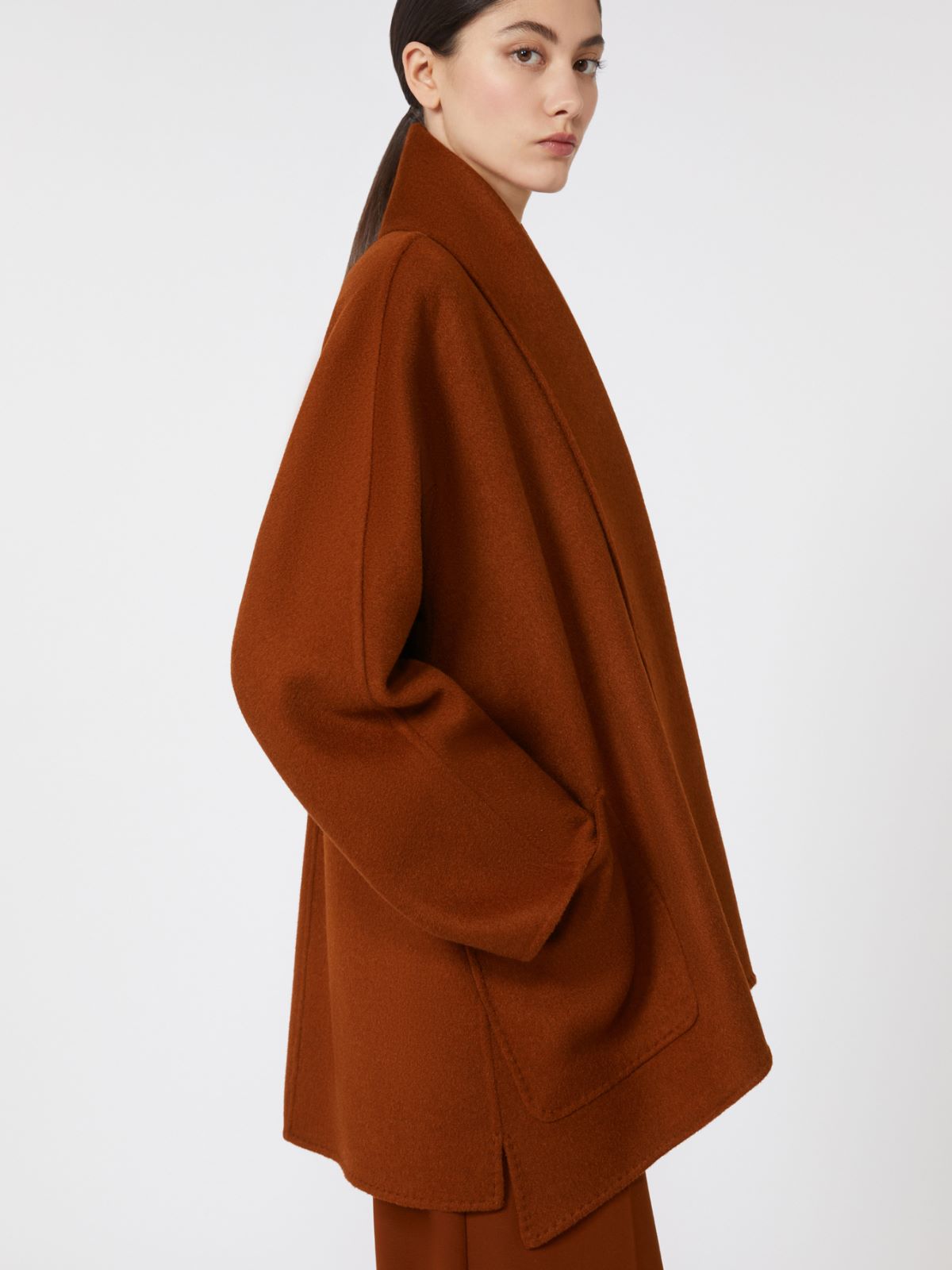 Camel robe-style jacket - TERRA COTTA - Max Mara - 6