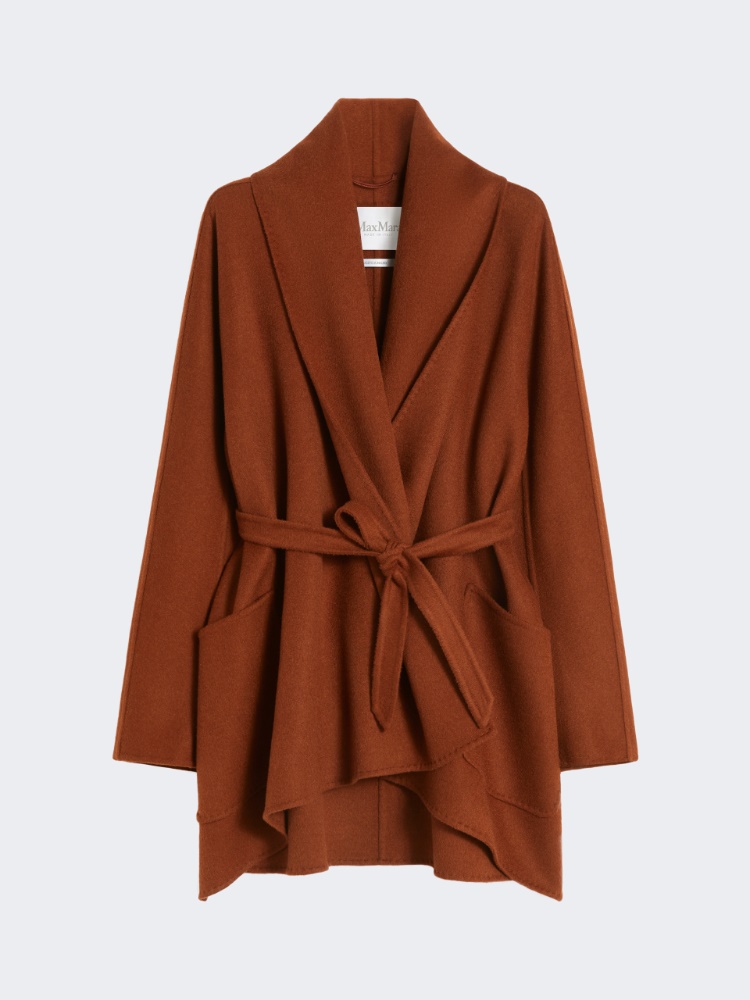 Camel robe-style jacket - TERRA COTTA - Max Mara