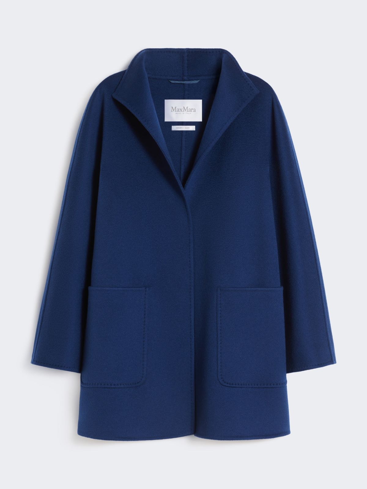 Camel wrap coat - CHINA BLUE - Max Mara - 5