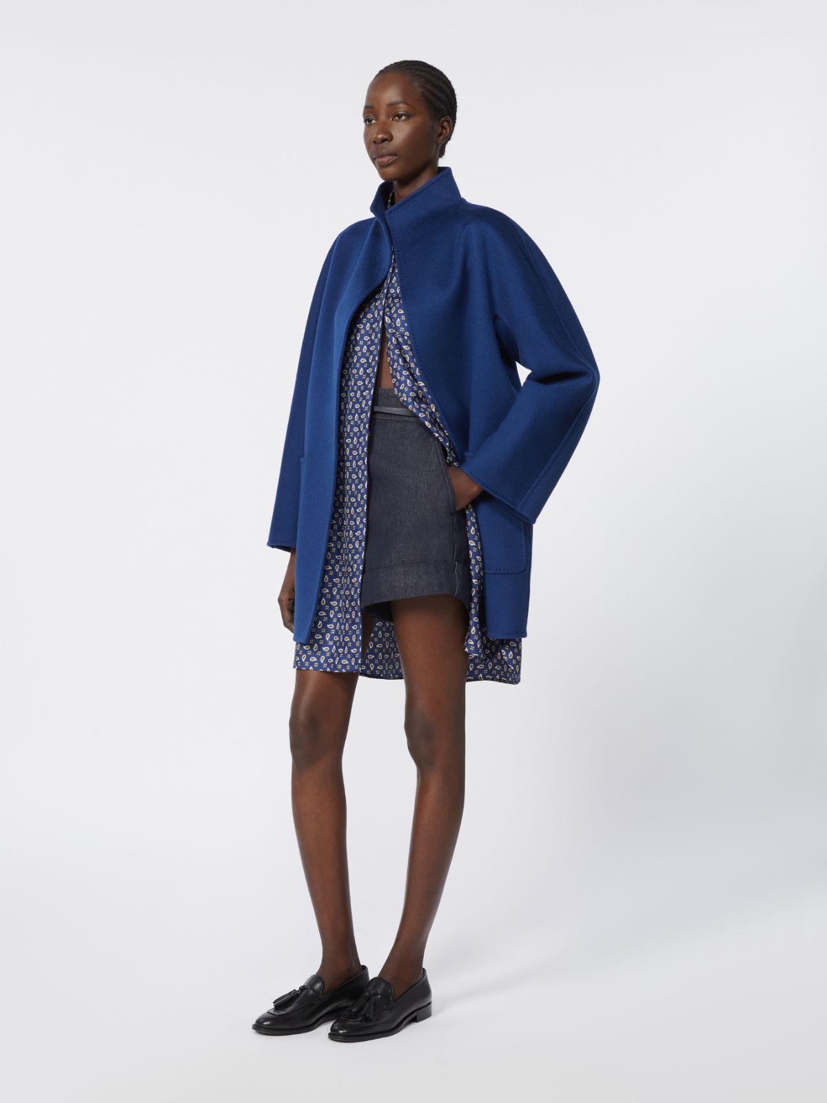 Camel wrap coat - CHINA BLUE - Max Mara