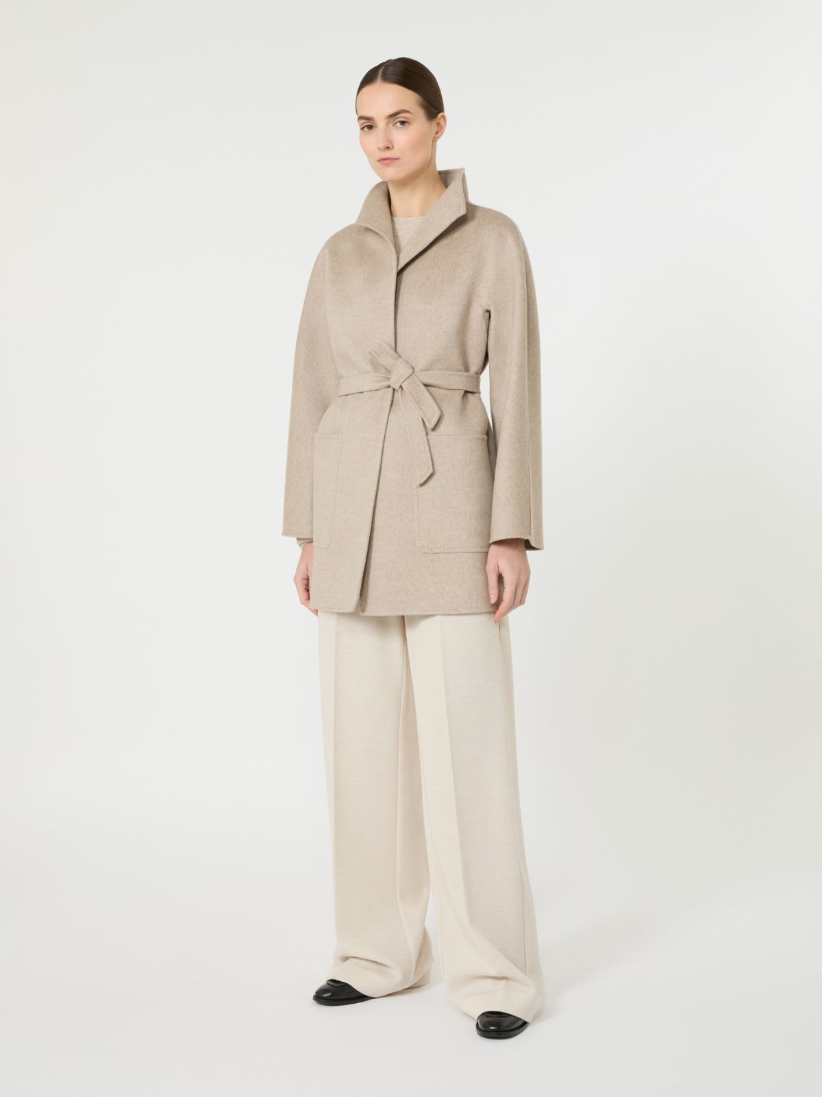 Cashmere cardigan coat - SAND - Max Mara - 6