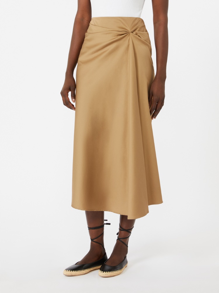 파지 코튼 스커트 - DESERT - 2