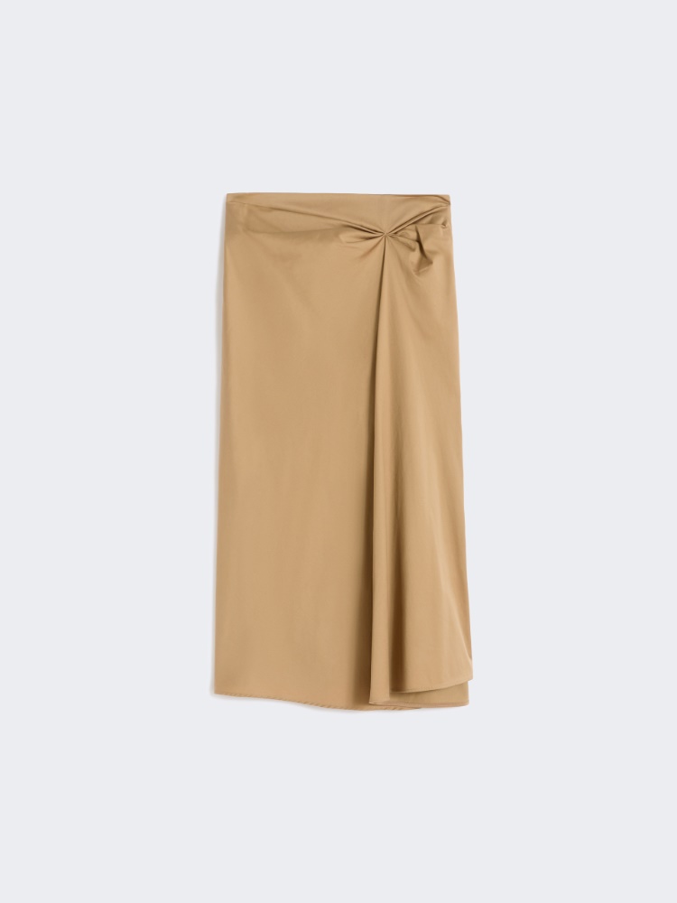 파지 코튼 스커트 - DESERT