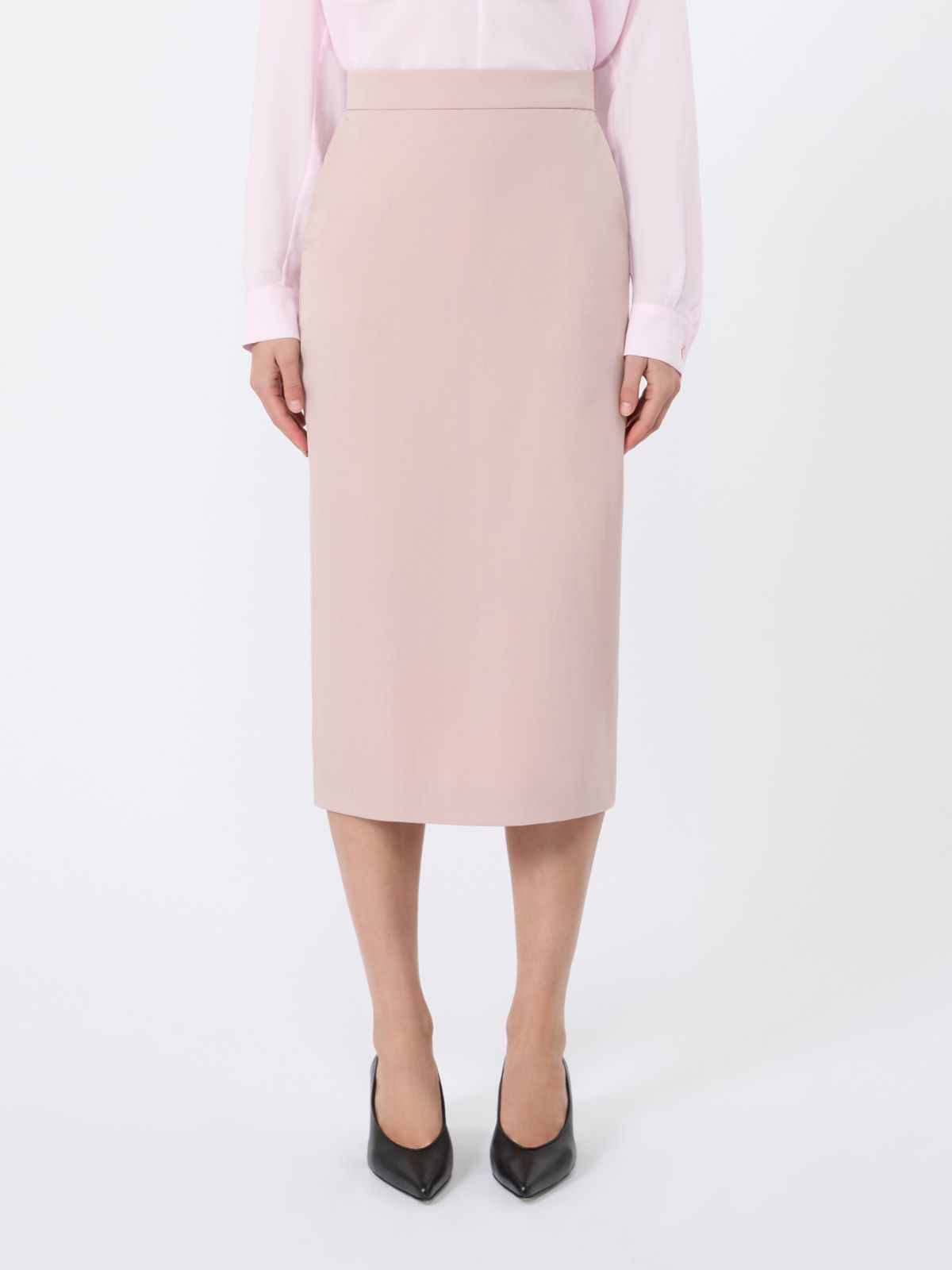 Gonna tubino in lana comfort - ROSA - Max Mara - 4