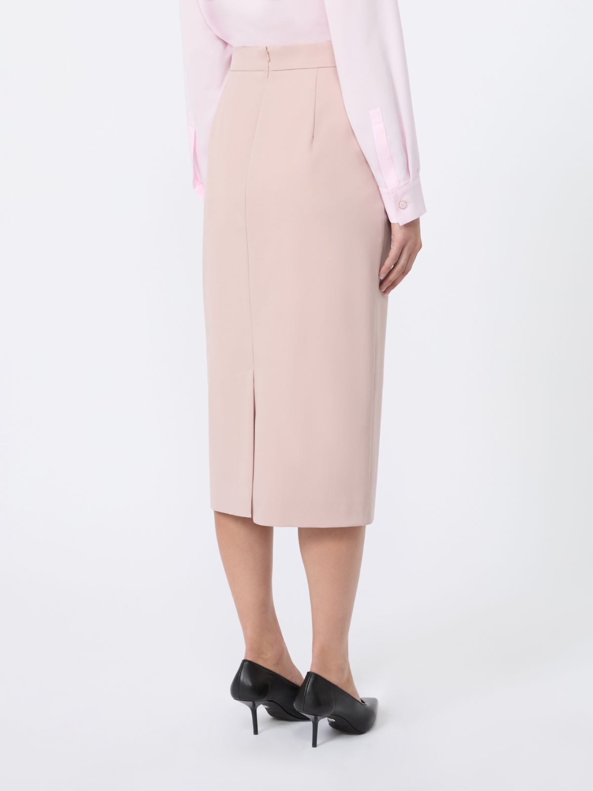 Gonna tubino in lana comfort - ROSA - Max Mara - 4
