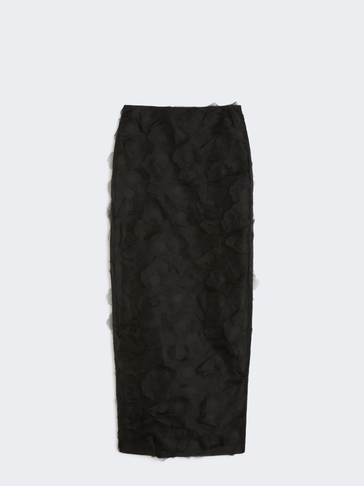 Silk jacquard midi skirt - BLACK - Max Mara - 5