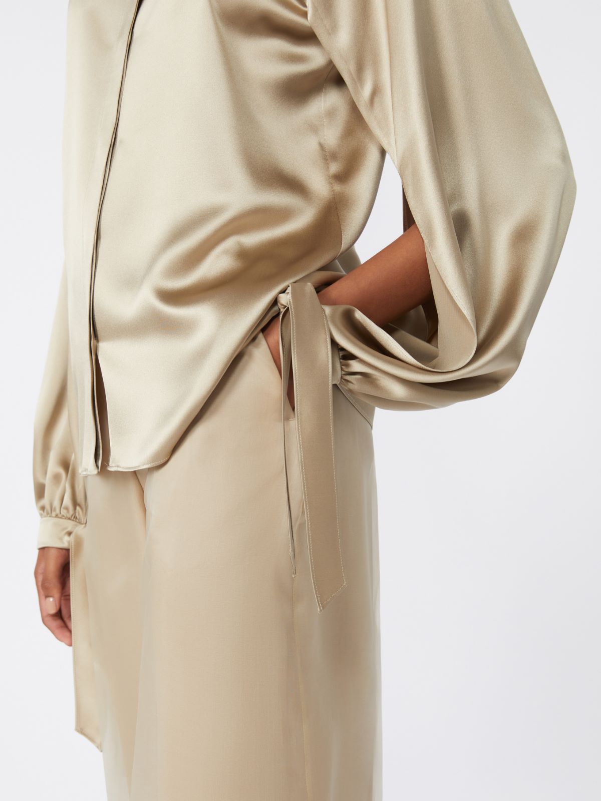 Camisa de raso de seda - ARENA - Max Mara - 5