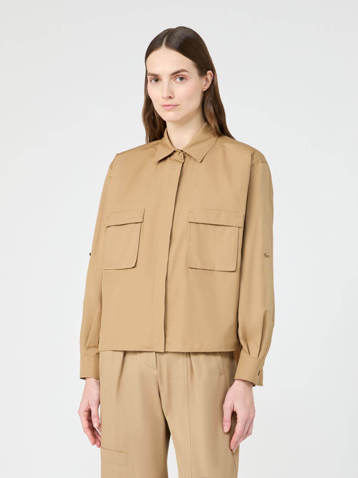 테누에 코튼 셔츠 - DESERT - 2