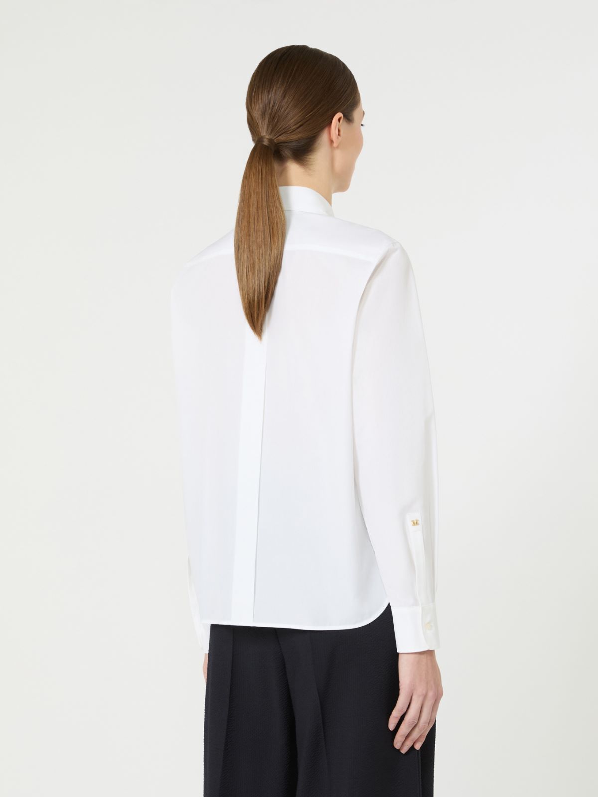 마로쏘 코튼 셔츠 - OPTICAL WHITE - Max Mara - 5