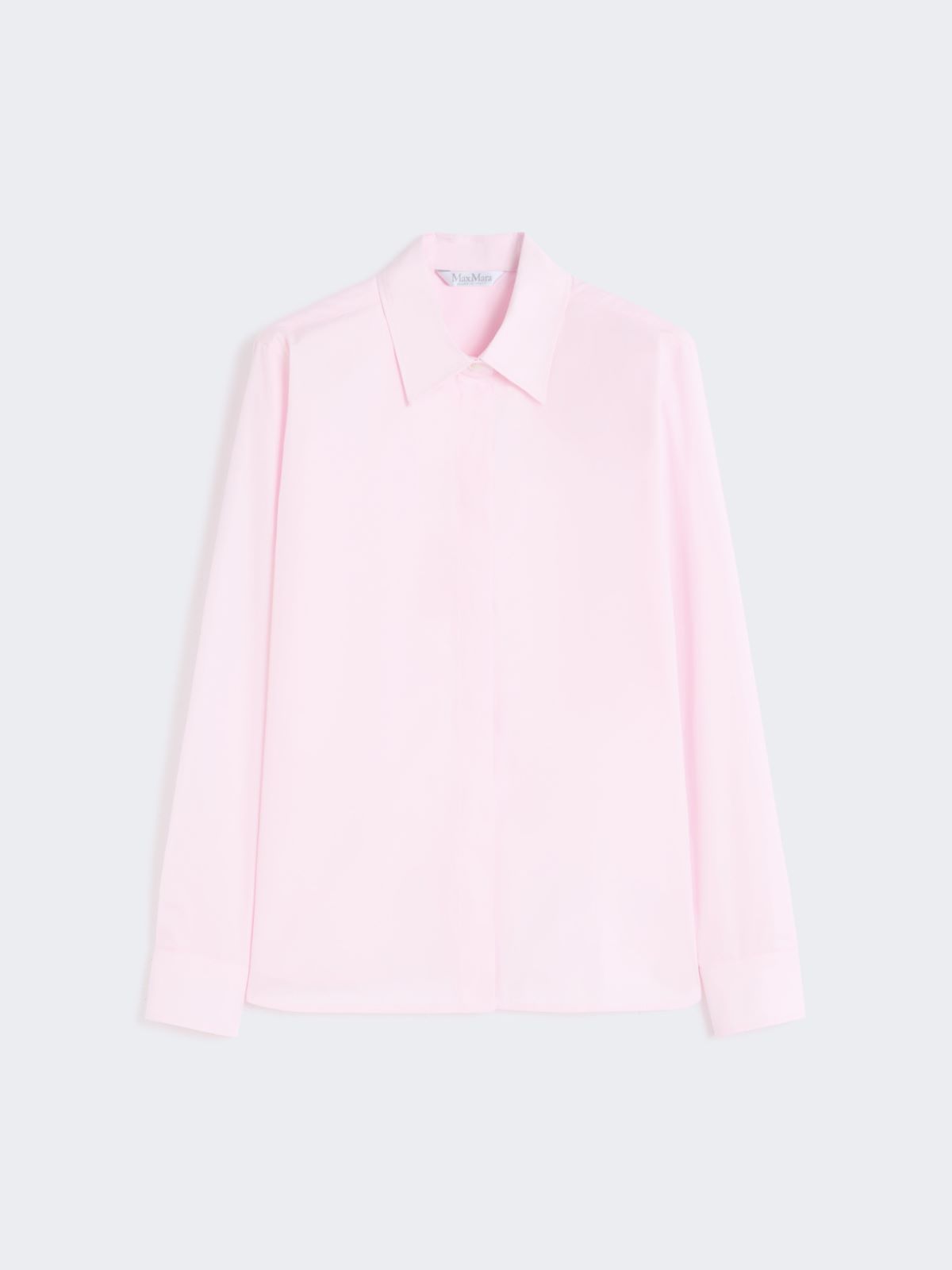 Cotton poplin shirt - PINK - Max Mara - 9