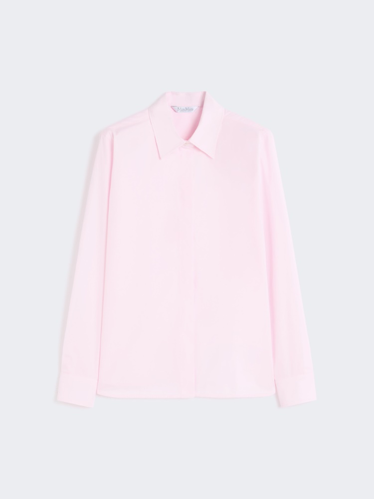 Cotton poplin shirt - PINK - Max Mara