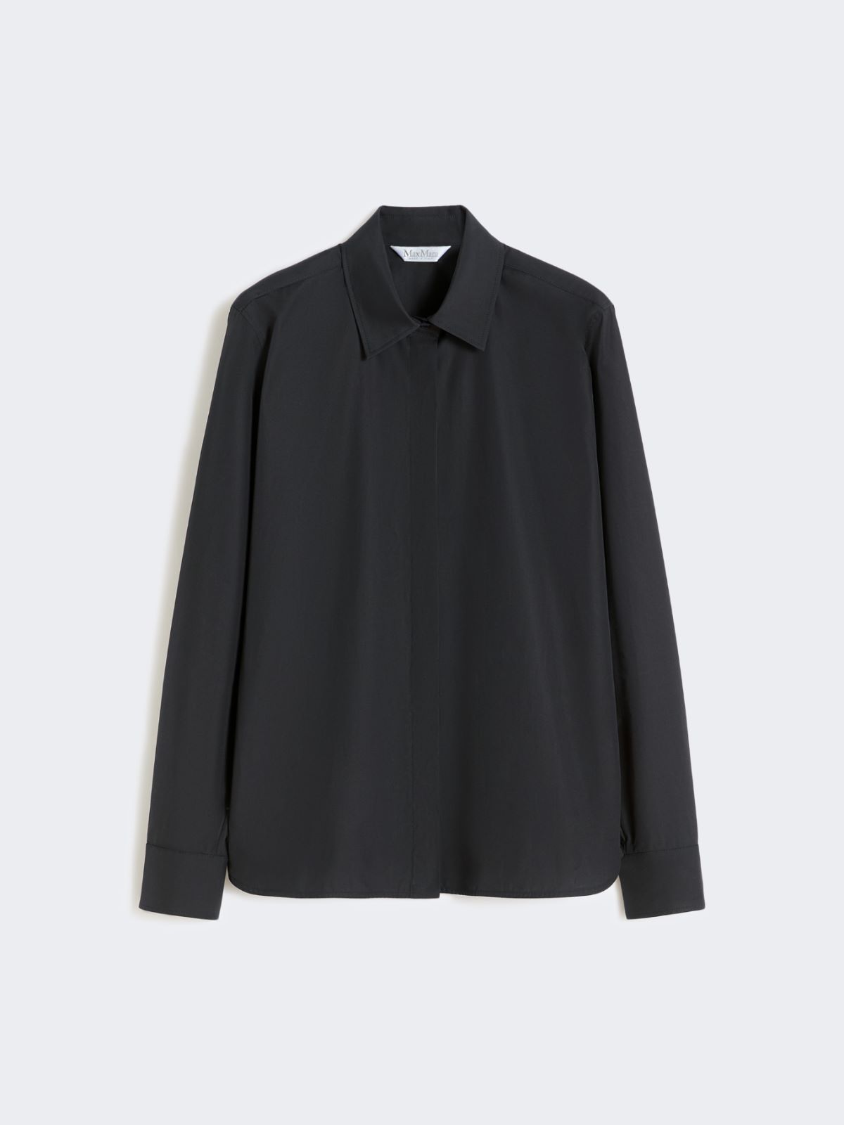 Cotton poplin shirt - ULTRAMARINE - Max Mara - 5