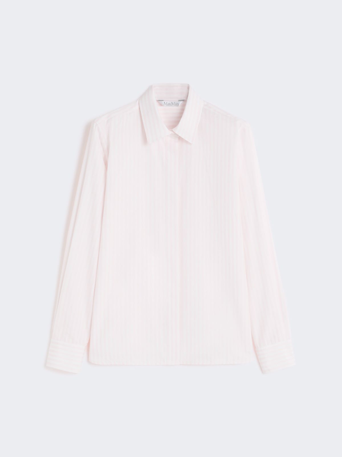 Striped poplin shirt - PINK - Max Mara - 9