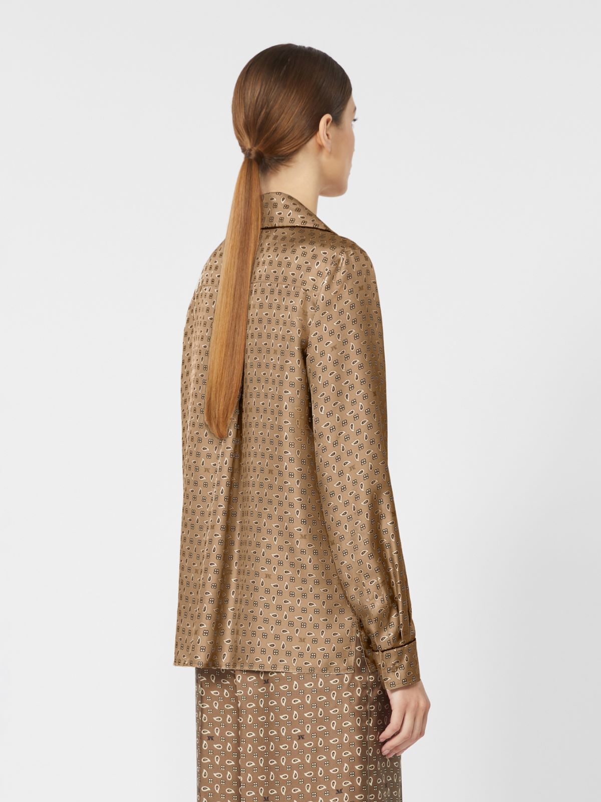 Semi-fitted printed silk shirt - MUD - Max Mara - 4