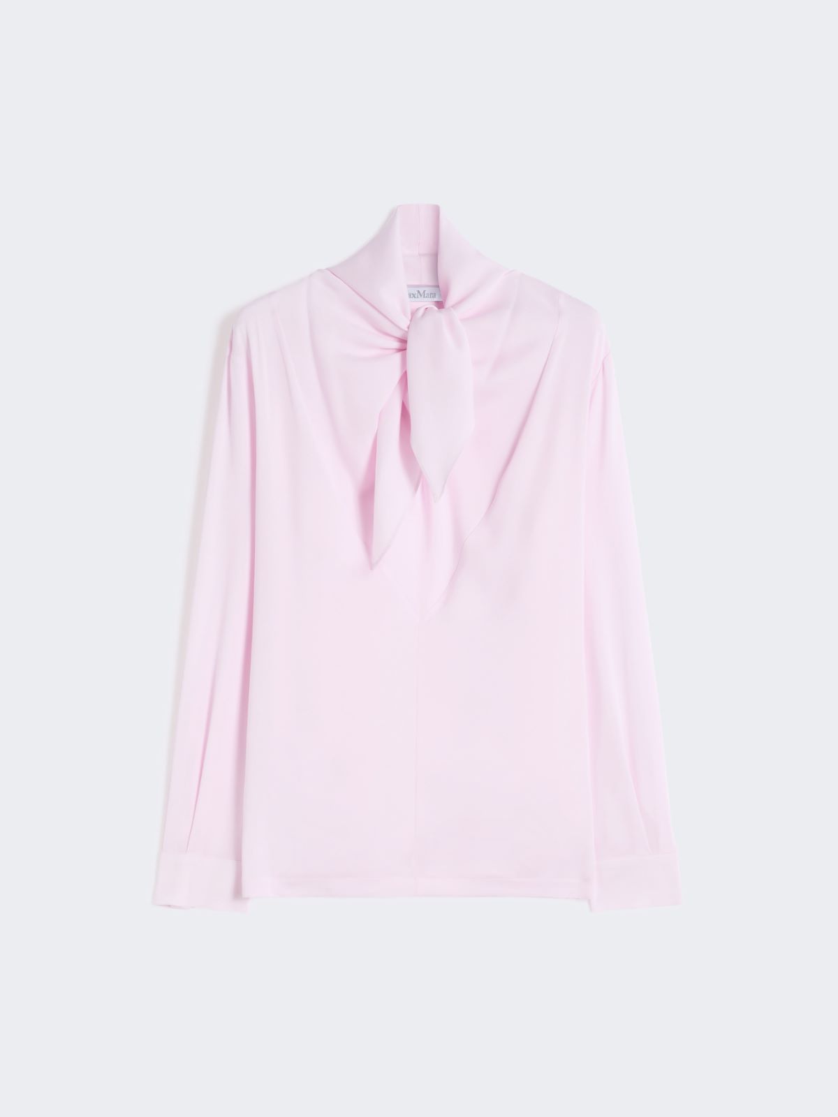 Silk charmeuse blouse - PINK - Max Mara - 6