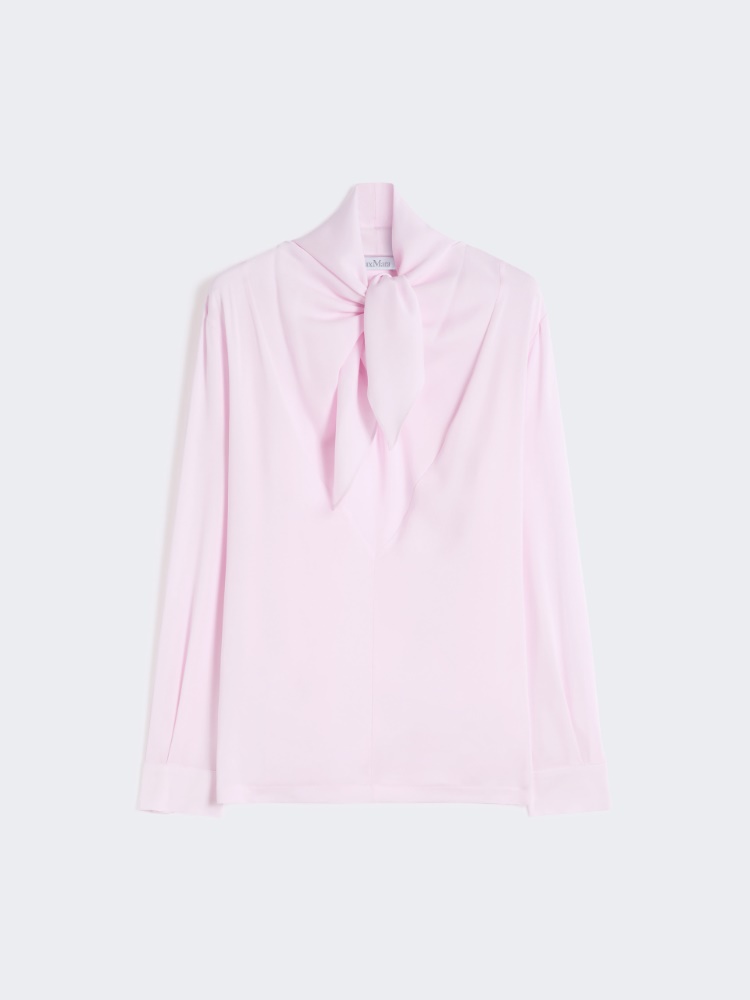 Silk charmeuse blouse - PINK - Max Mara