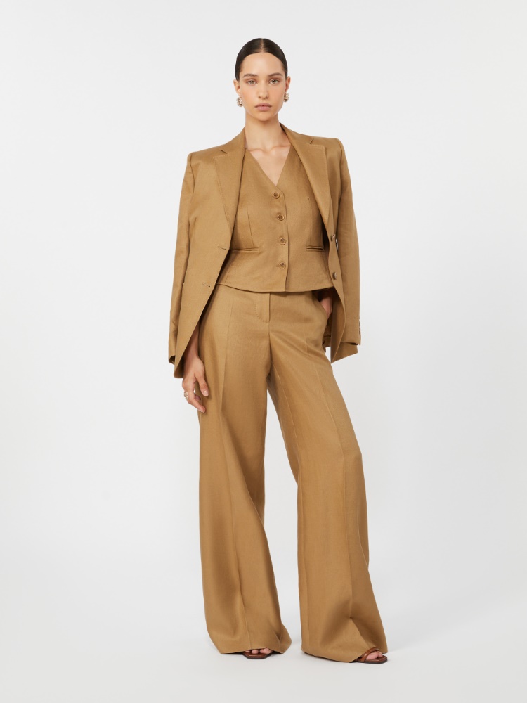 바데쎄 린넨 팬츠 - SAND