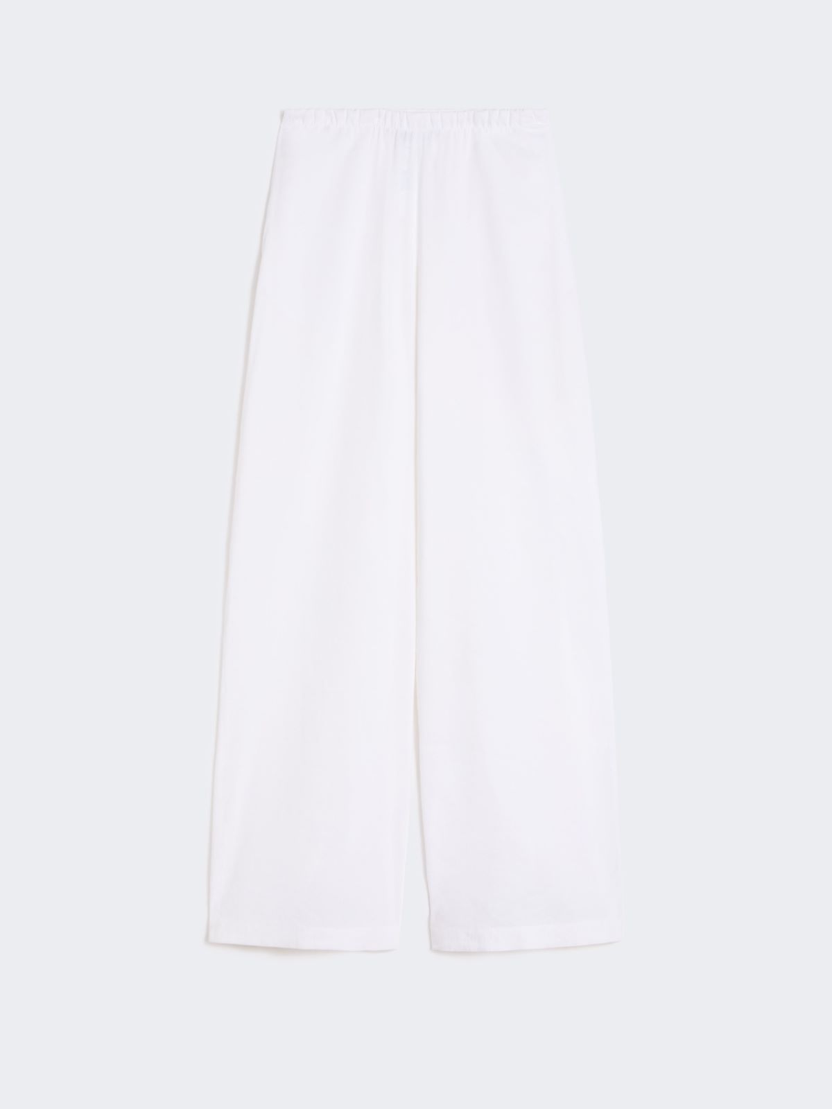 Hose aus Leinencanvas und Viskose - WEISS - 4