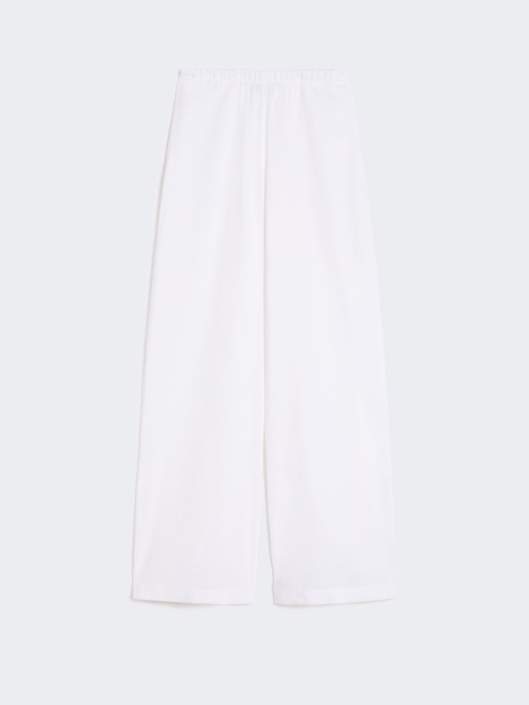 Hose aus Leinencanvas und Viskose - WEISS - 4