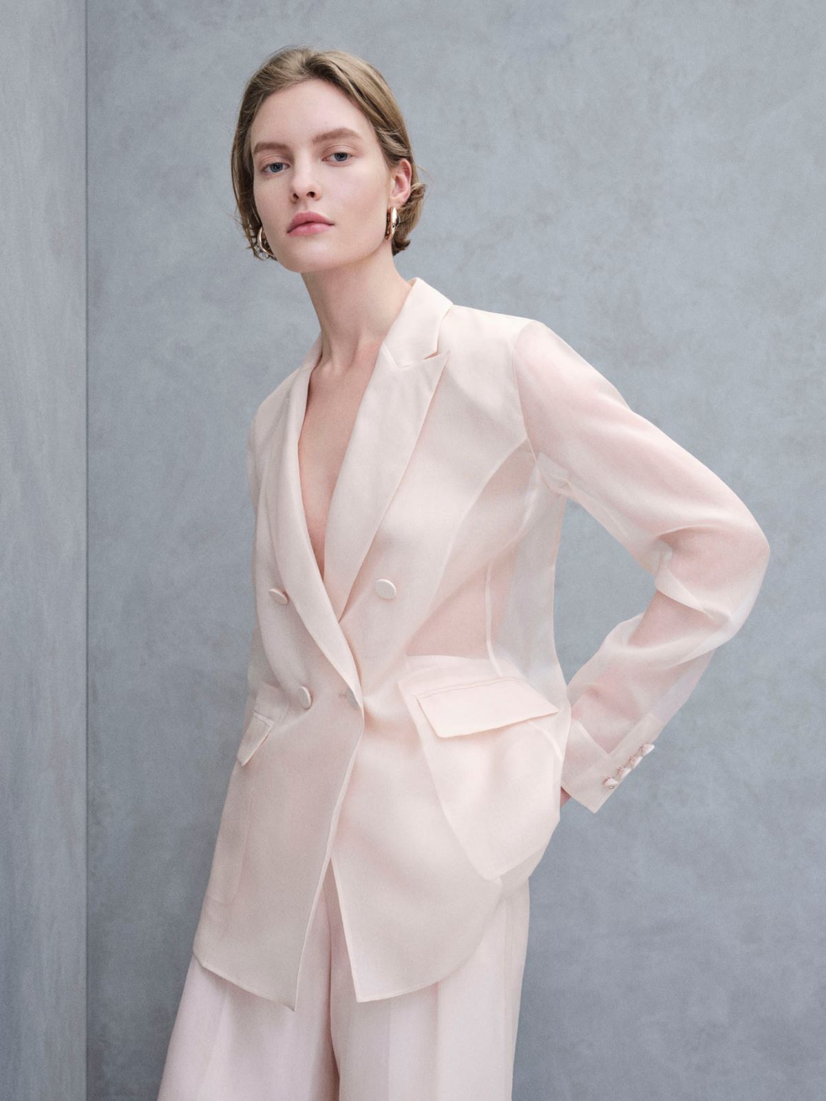 Pantalón de organza de seda - MAQUILLAJE - Max Mara - 8