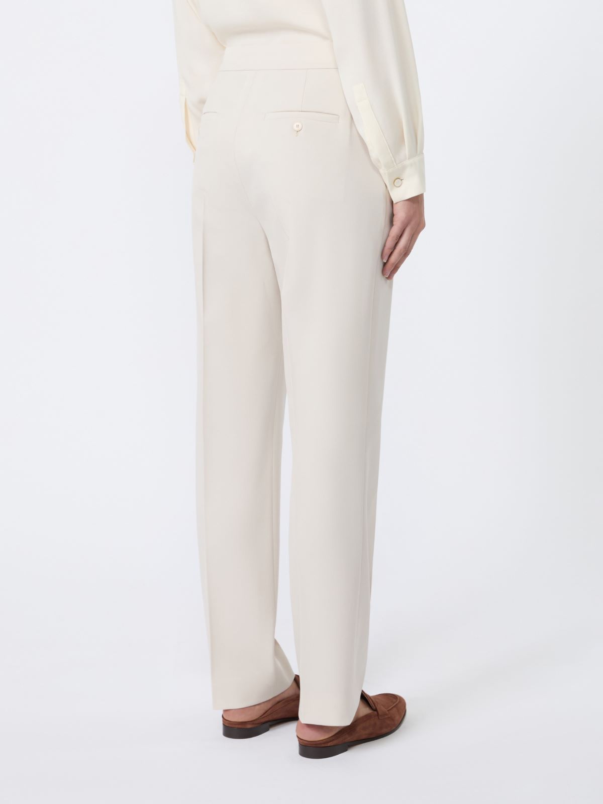 Pantalon en laine confortable - IVOIRE - Max Mara - 5