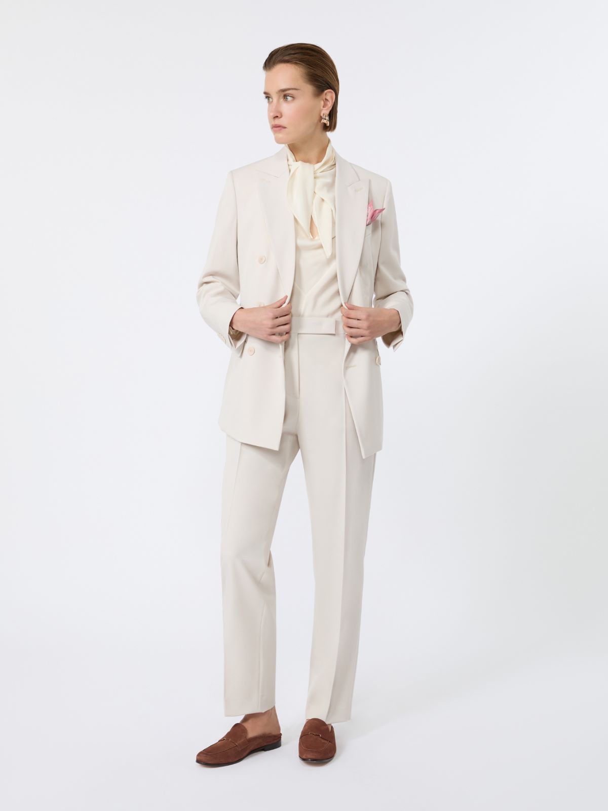 Pantalon en laine confortable - IVOIRE - Max Mara