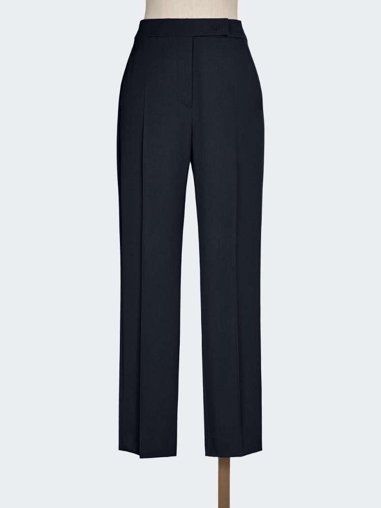 Pantalon en laine confortable - BLEU MARINE - Max Mara