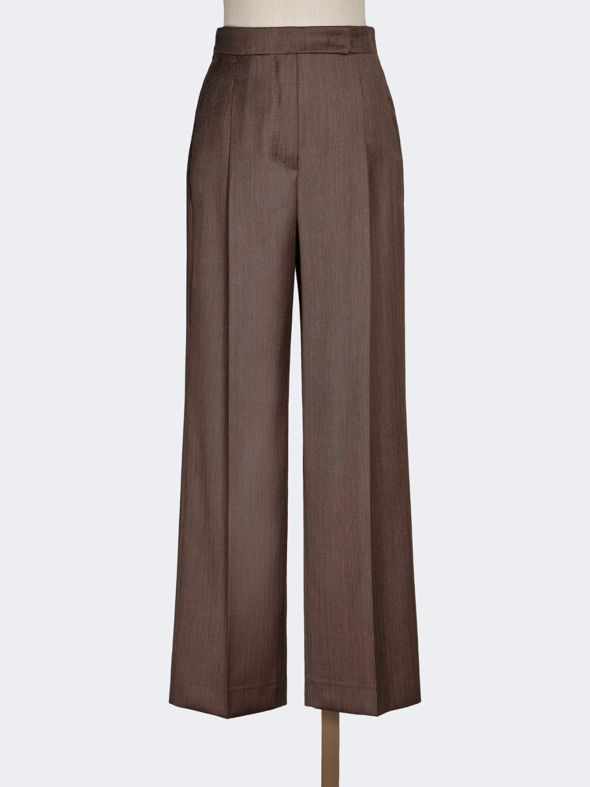 Wool and silk trousers - TOBACCO - Max Mara - 9