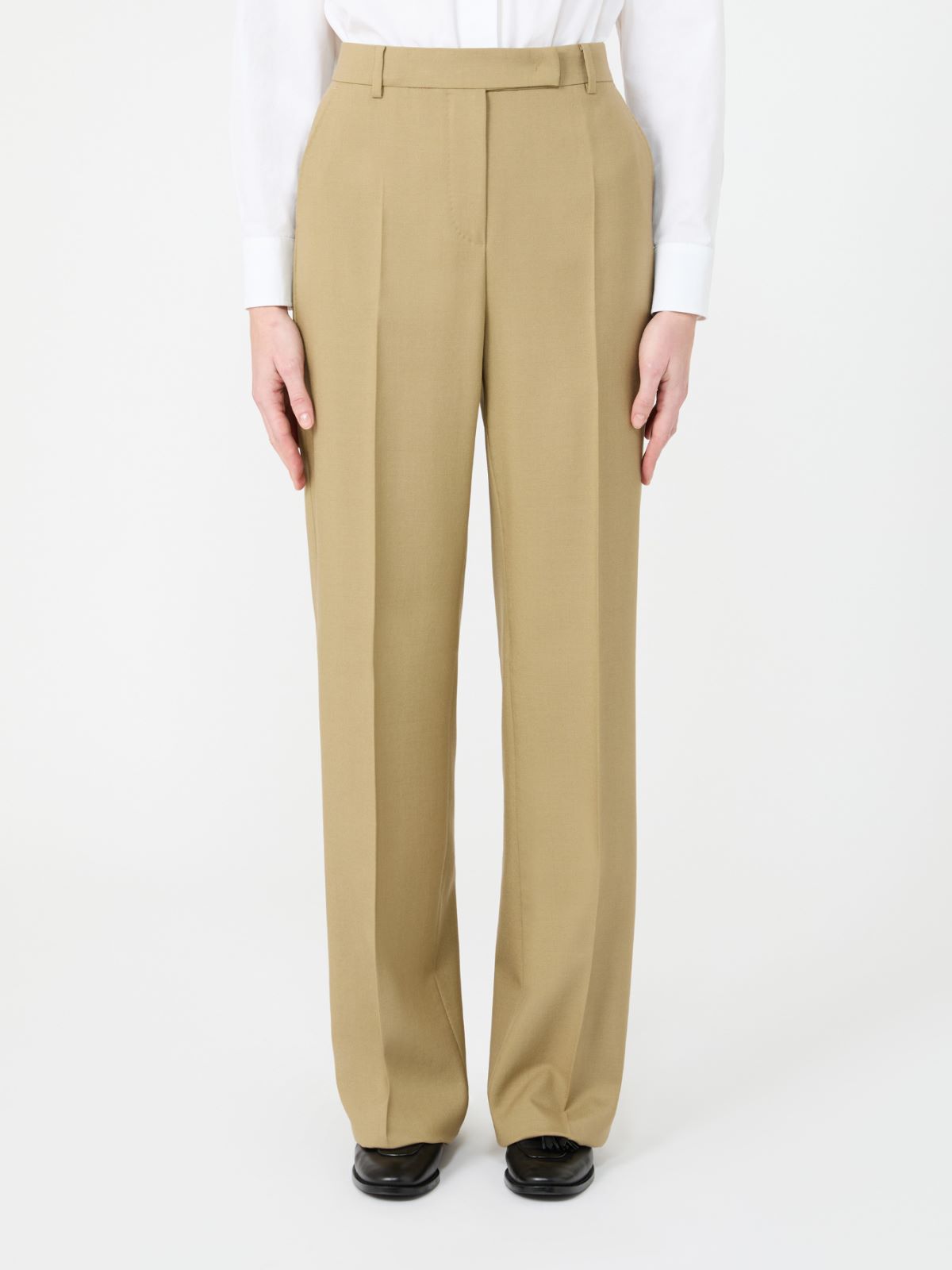 스카코 모헤어 팬츠 - CAMEL - 2