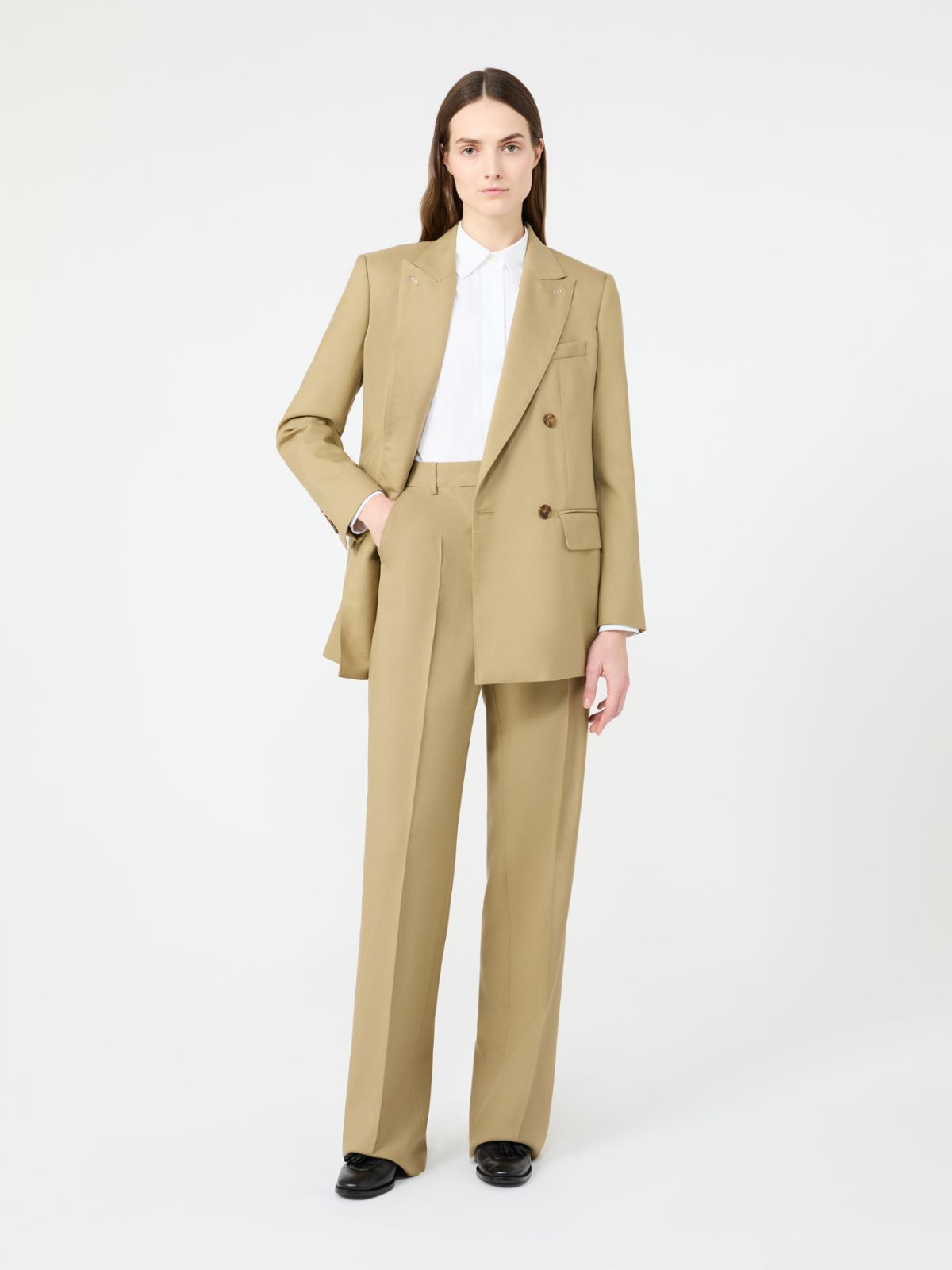 스카코 모헤어 팬츠 - CAMEL