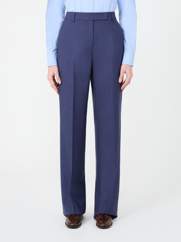 스카코 모헤어 팬츠 - NAVY - 2