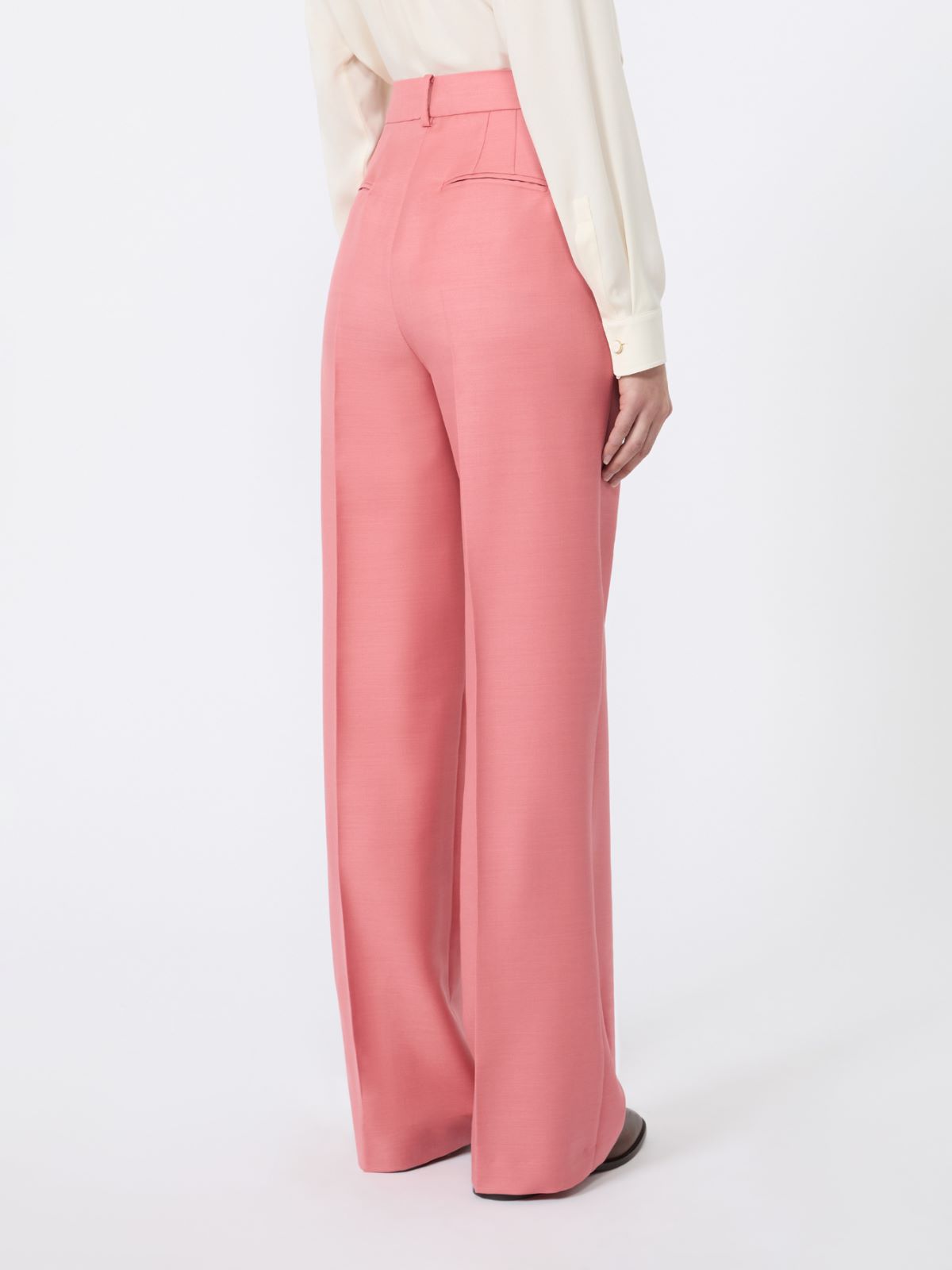 Pantalon en laine, mohair et soie - CORAIL - Max Mara - 4
