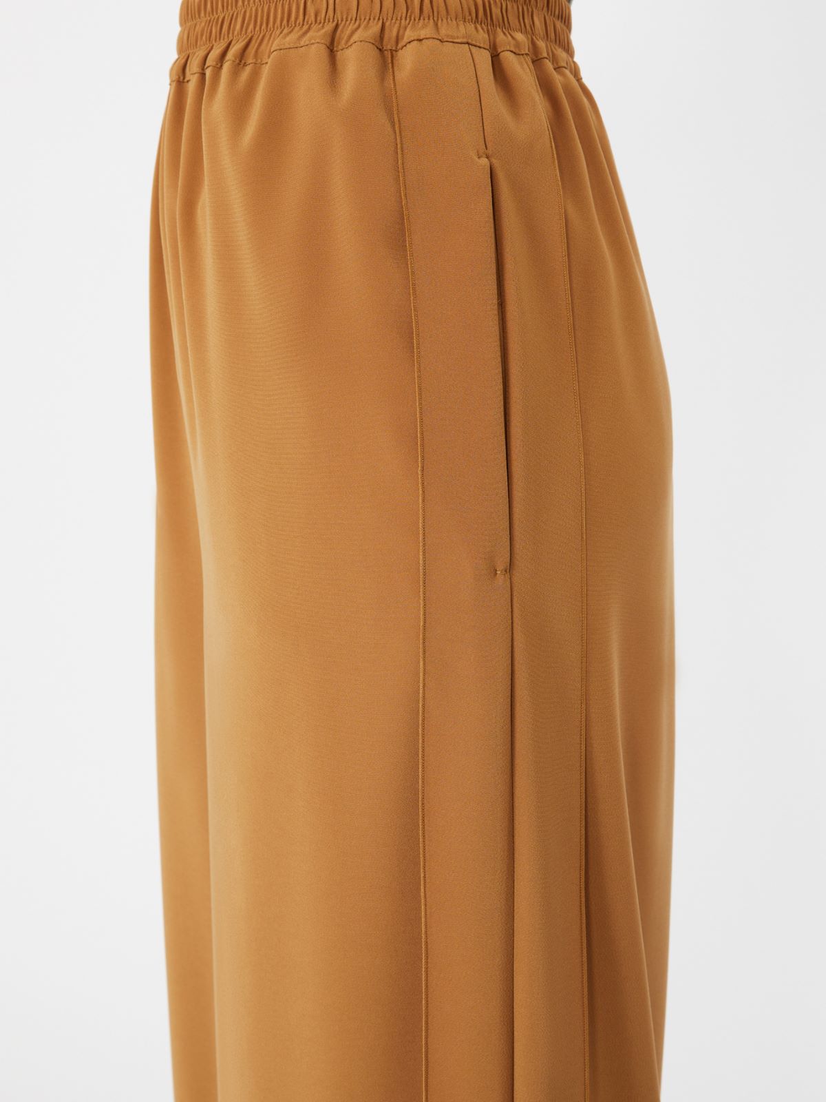 Pantalone ampio in envers satin - CARAMELLO - Max Mara - 9