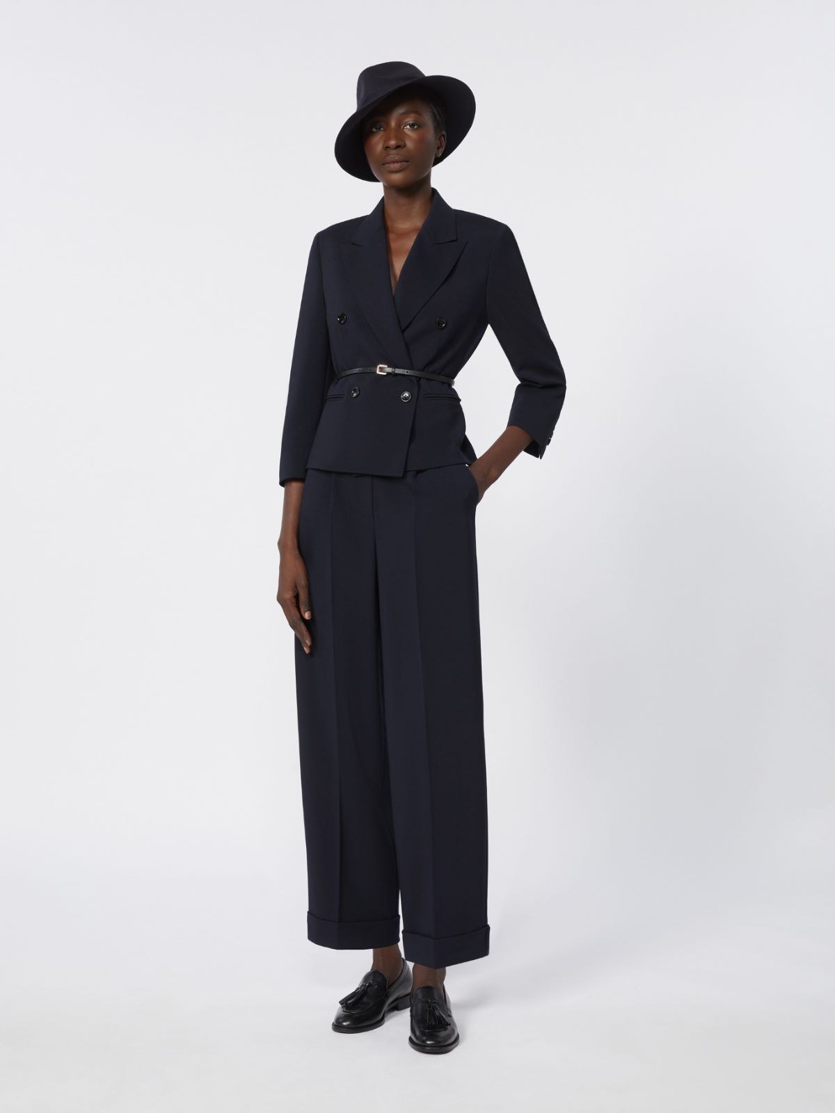 High-waisted wool trousers - ULTRAMARINE - Max Mara - 8