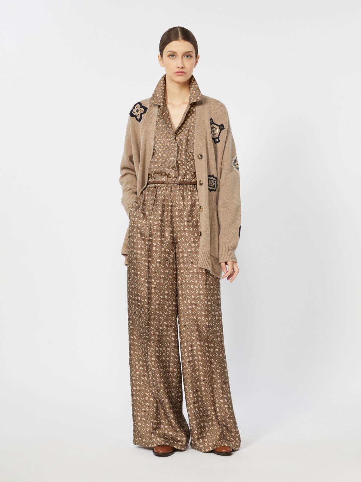Printed silk trousers - MUD - Max Mara - 4