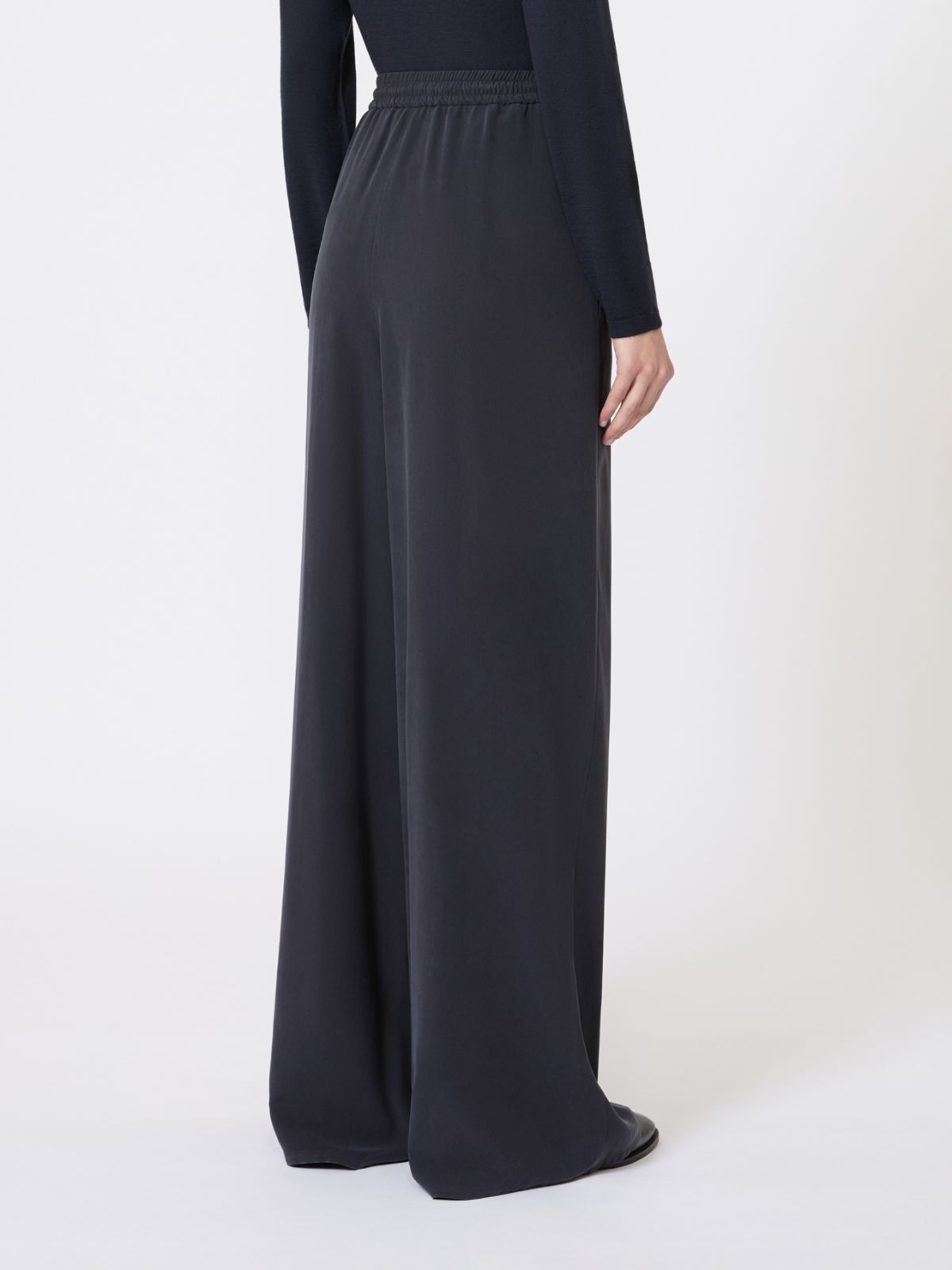 제네로 실크 팬츠 - ULTRAMARINE - Max Mara - 8