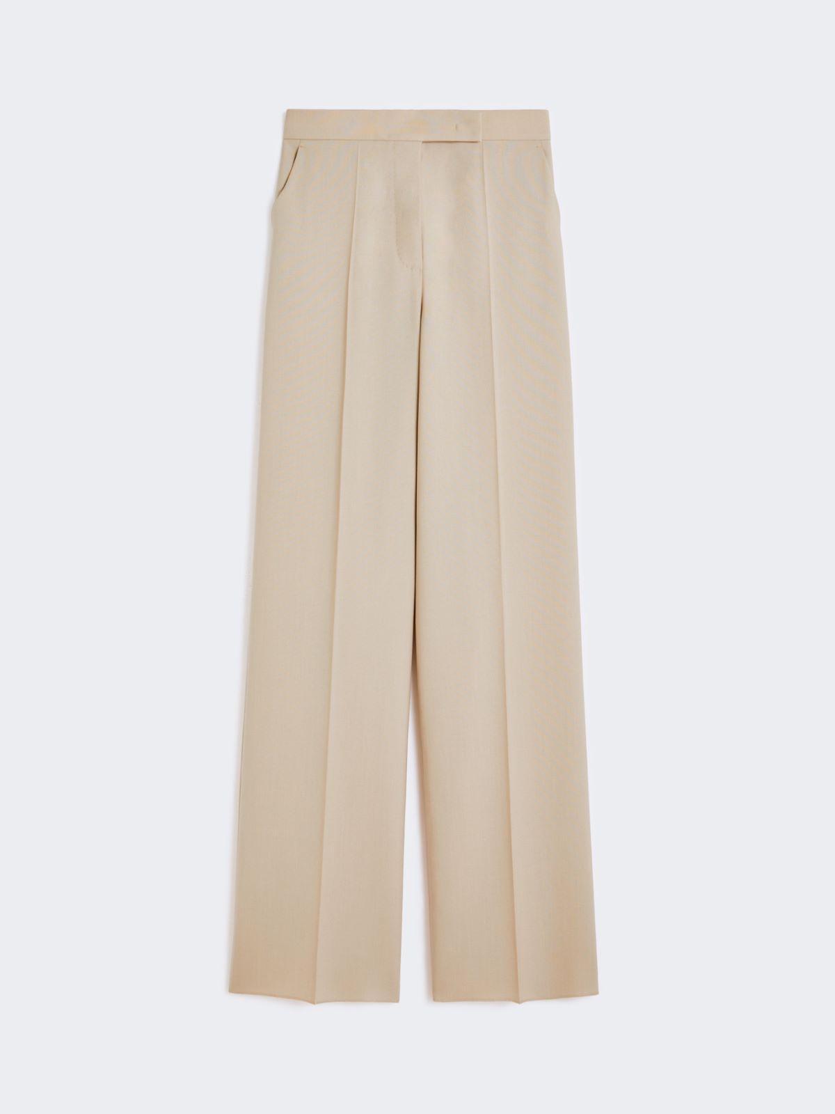Wool, mohair and silk trousers - MOSS GREEN - Max Mara - 4
