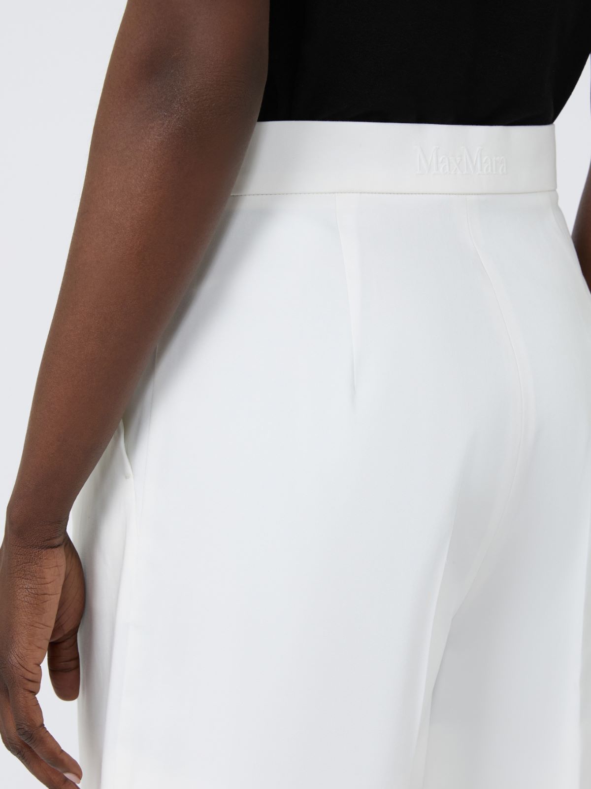 Shorts aus Baumwollstretch-Satin - SEIDE - Max Mara - 4