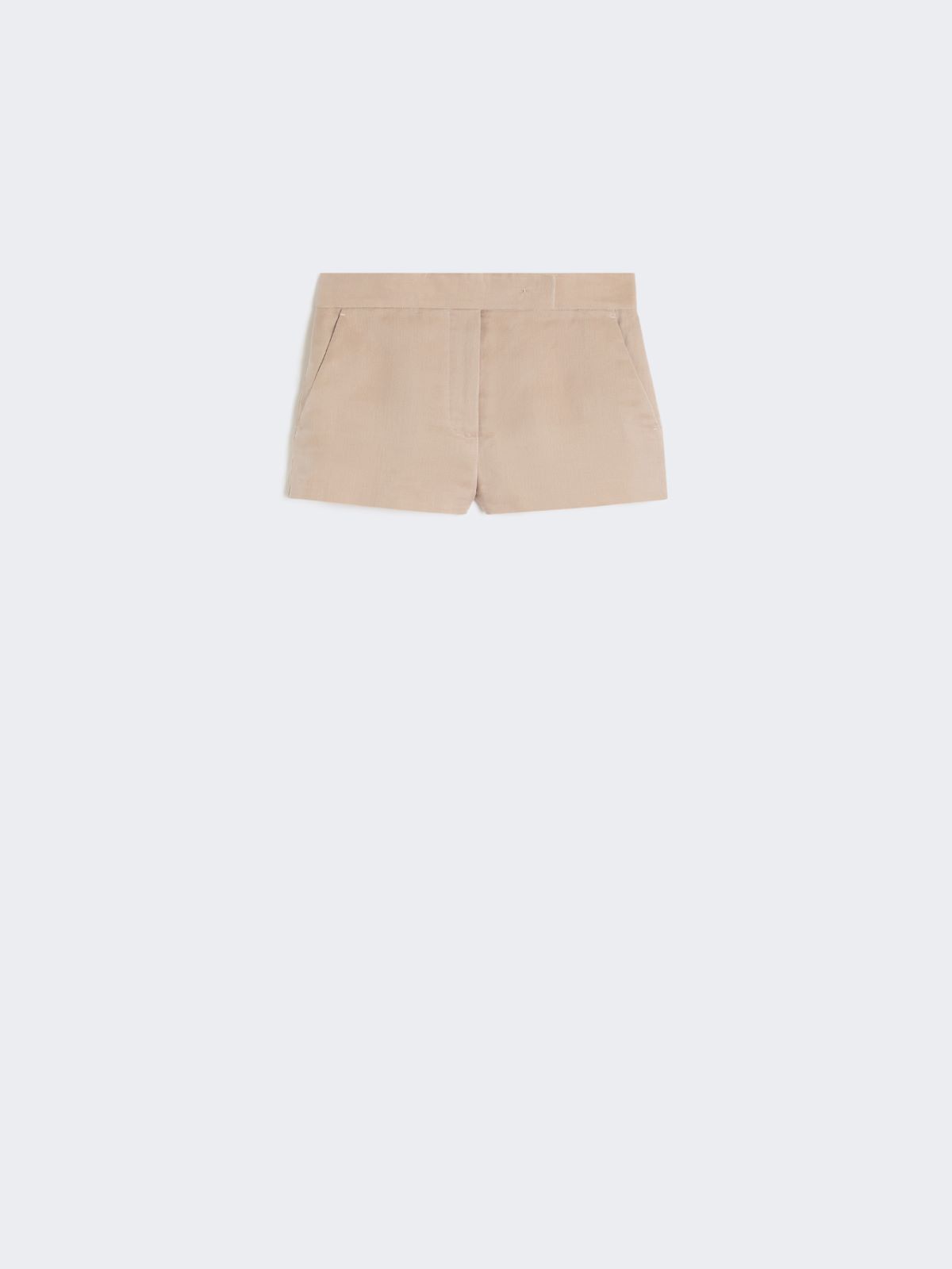 Linen canvas shorts - CAMEL - Max Mara - 5