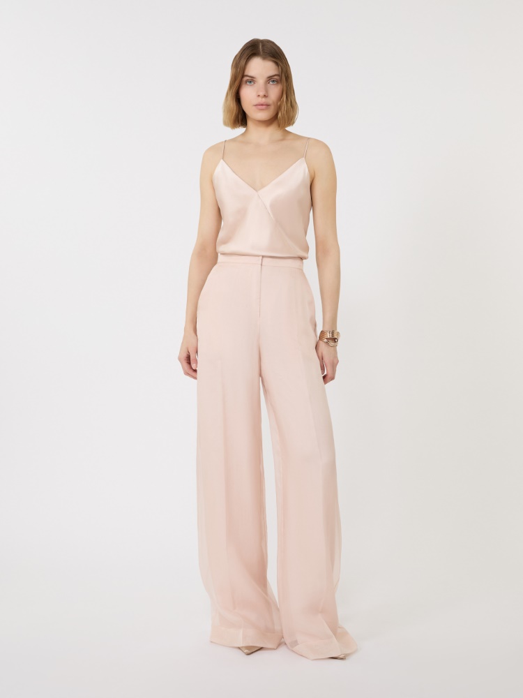 Silk satin top - POWDER - Max Mara