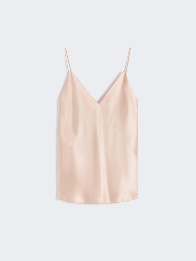 Silk satin top - POWDER - Max Mara