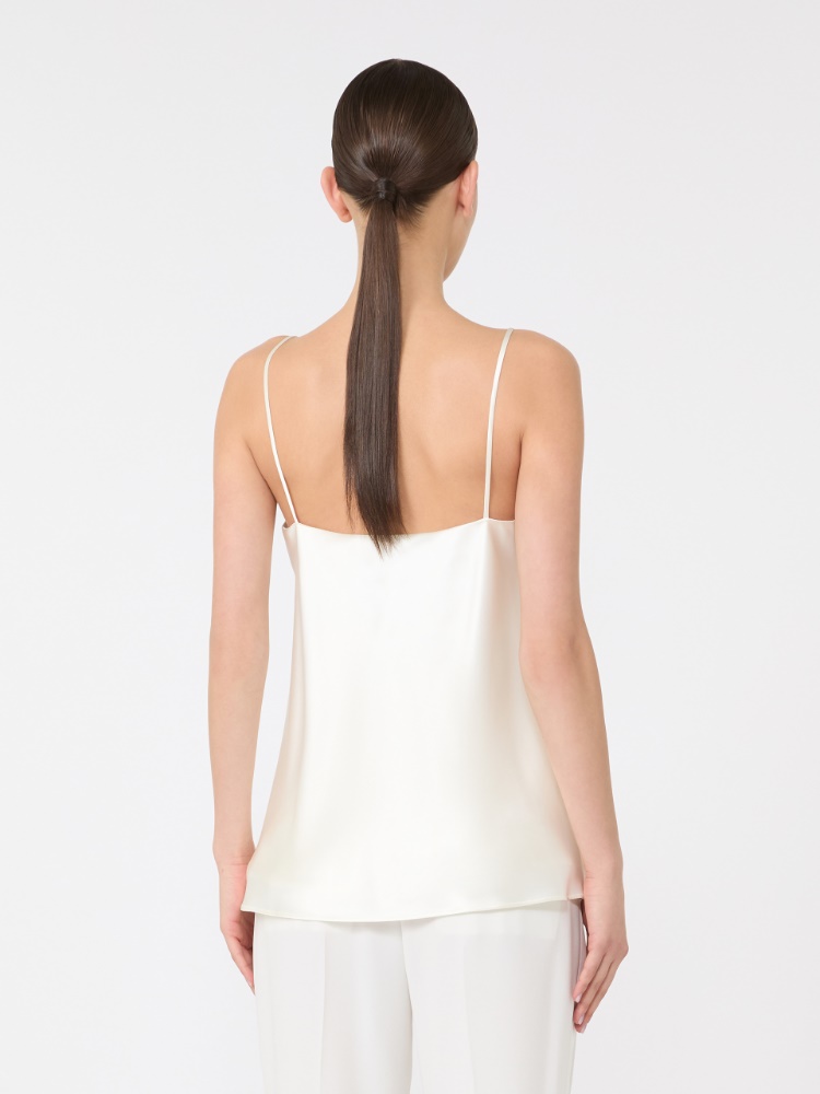 Silk satin top - SILK - 3