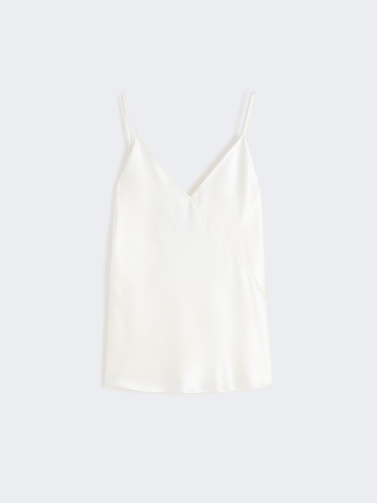 Silk satin top - SILK