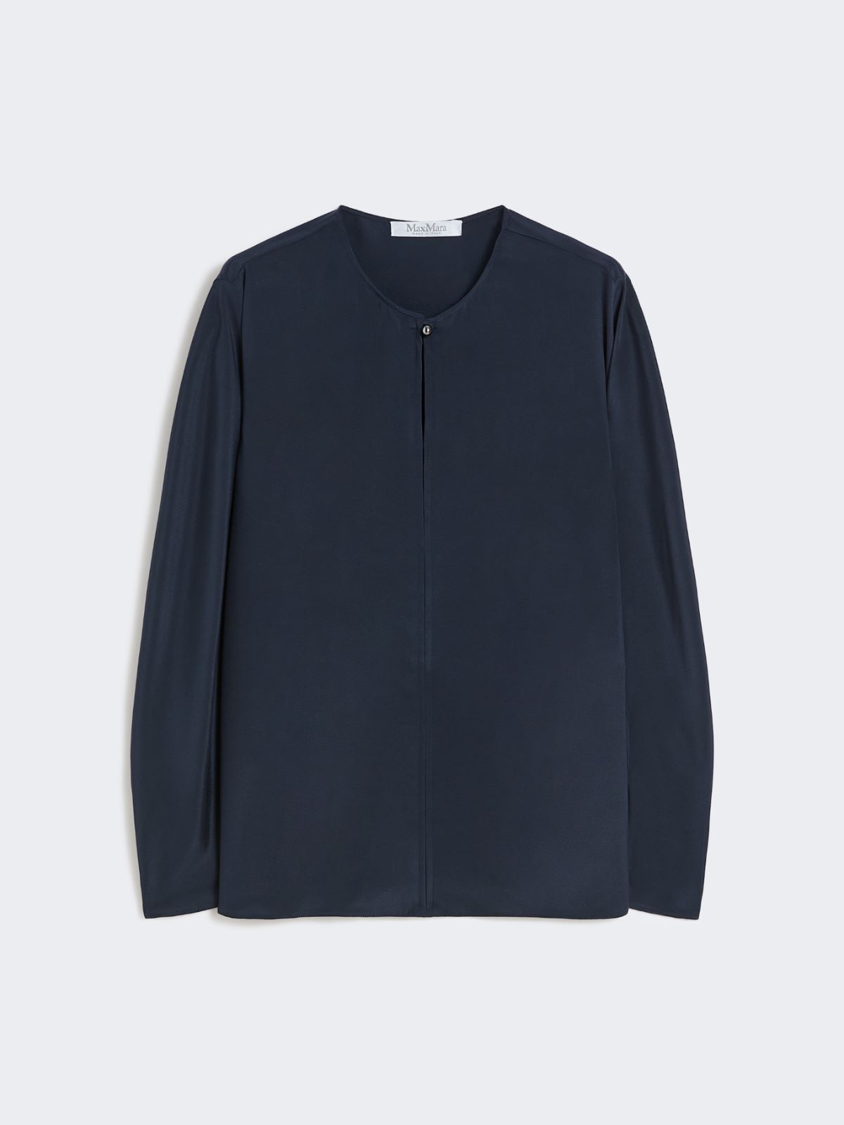 Bluse aus Seiden-Crêpe-de-Chine - ULTRAMARINE - Max Mara - 6