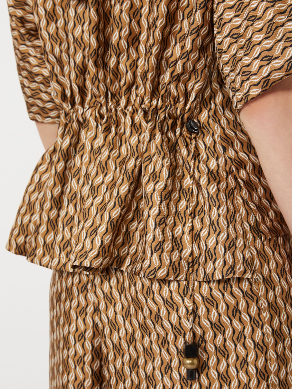 Blusa de seda estampada - AVELLANA - Max Mara - 4