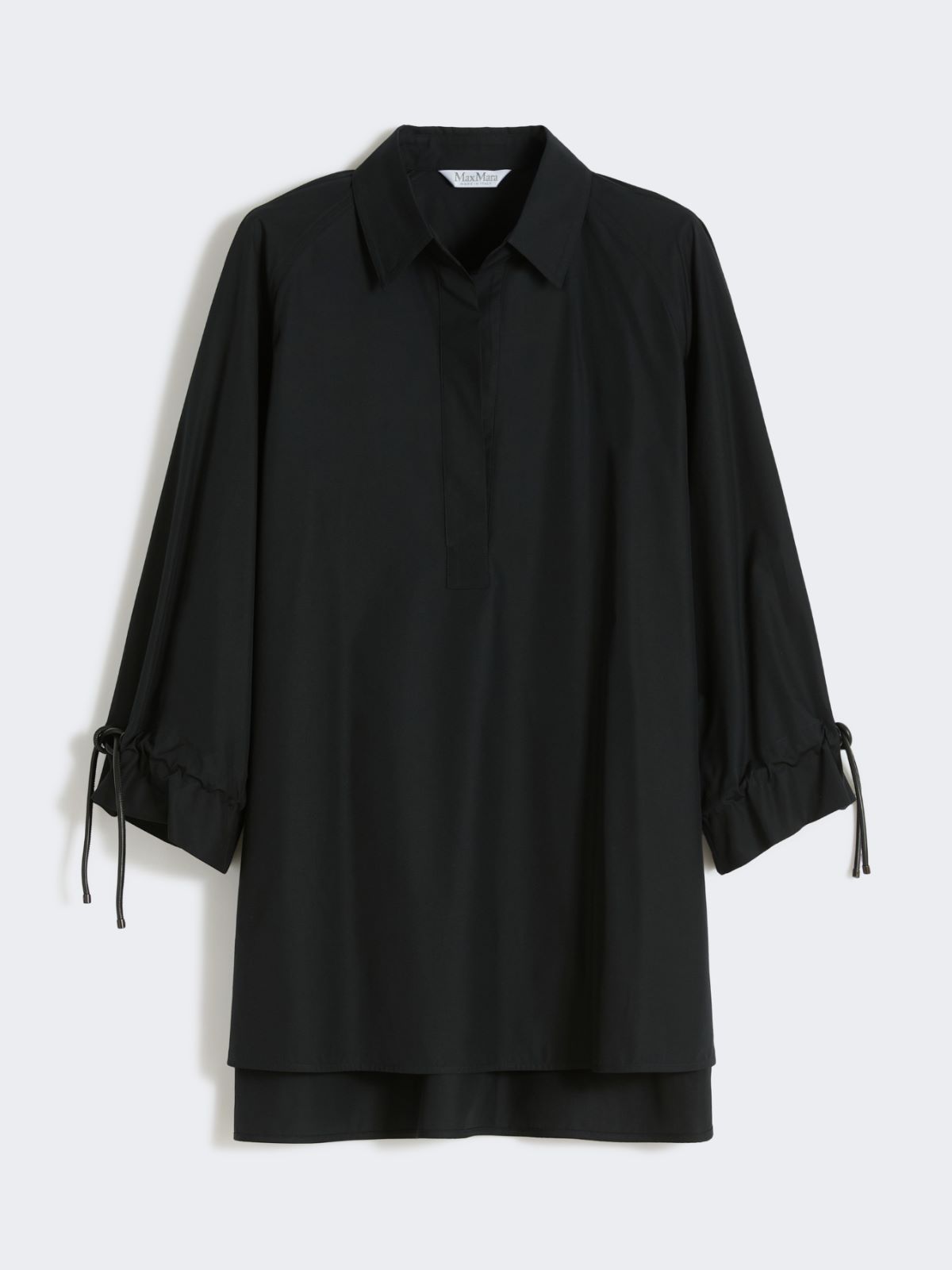 아도르니 코튼 블라우스 - BLACK - 5