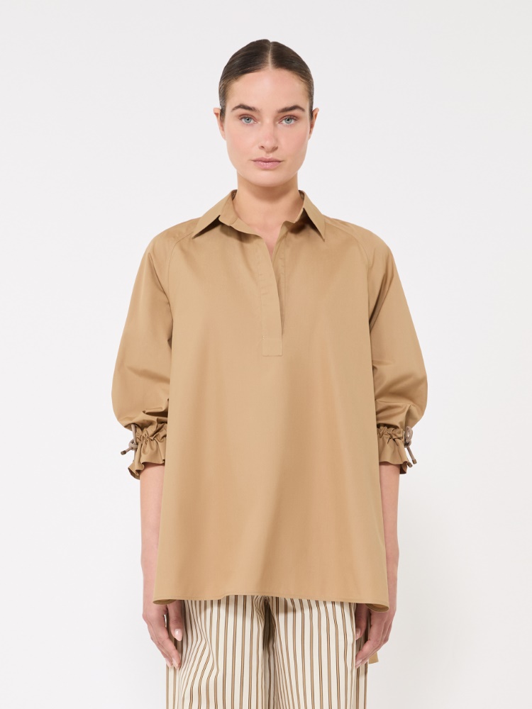 아도르니 코튼 블라우스 - DESERT - 2