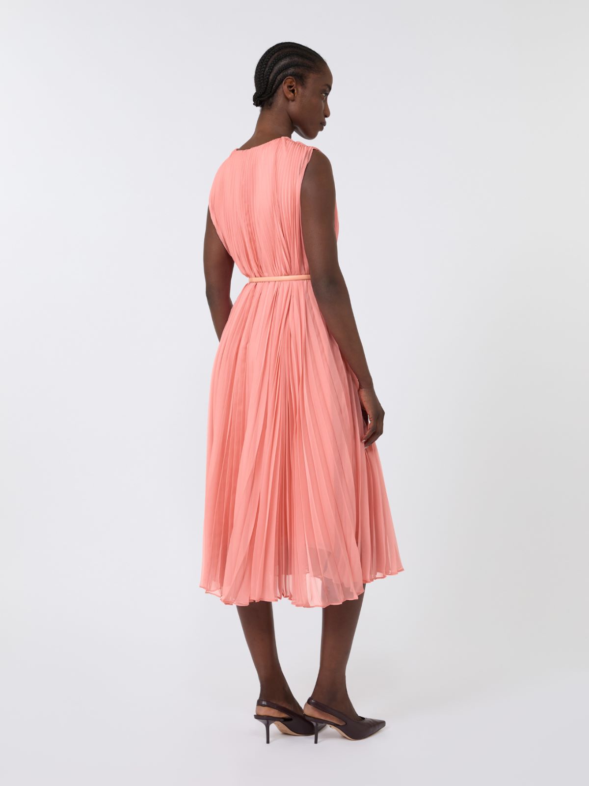 Kleid aus Plissee-Chiffon - ROSA - Max Mara - 3